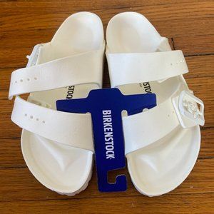Birkenstock EVA sandals in White- Size 38 (7.5 )